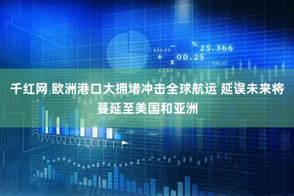 千红网 欧洲港口大拥堵冲击全球航运 延误未来将蔓延至美国和亚洲