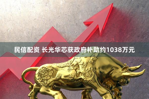 民信配资 长光华芯获政府补助约1038万元