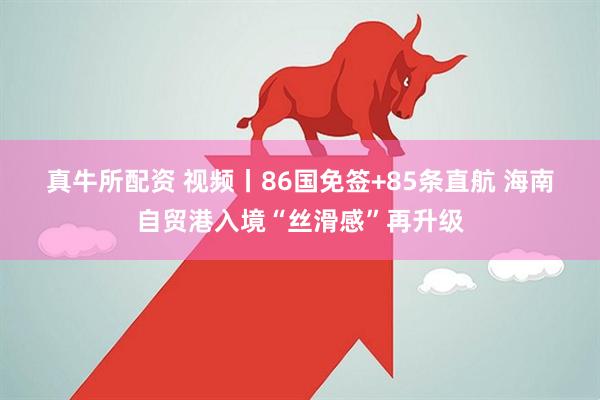 真牛所配资 视频丨86国免签+85条直航 海南自贸港入境“丝滑感”再升级